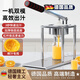 WCZ德國(guó)高端手動(dòng)榨汁機(jī)橙汁壓榨機(jī)小型家用檸檬壓汁器擠壓器橙子水果 加厚304不銹鋼平頭榨汁機(jī)+量杯