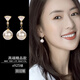 丹彼貝殼珍珠耳環(huán)女2025年新款潮精致百搭耳墜小眾設(shè)計(jì)感氣質(zhì) 貝殼珍珠耳環(huán)