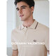 卓凡尼·華倫天奴（GIOVANNI VALENTINO）男士涼感抑菌短袖POLO衫夏季翻領(lǐng)休閑T恤
