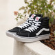 VANS范斯官方 升級款Comfy SK8-Hi舒舒服服緩震板鞋 黑色  36.5 