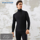 舒雅（Schiesser）男土鉑雅黑牌遠紅外升溫高領(lǐng)厚款保暖內衣上衣E5/21165Q 黑色 M 【60-70公斤】