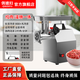 俏媳婦絞肉機商用電動(dòng)不銹鋼大功率全自動(dòng)多功能切肉切片灌腸機攪碎肉沫機家用小型肉鋪食堂包子鋪 12型半鋼款絞肉機1100W【商用】