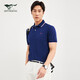 七匹狼短袖T恤男夏季純棉翻領(lǐng)t恤polo商務(wù)休閑彈力舒適涼爽透氣男裝