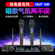 先科（SAST）   一拖二無線話筒 家用卡拉OK唱歌舞臺KTV演出U段調(diào)頻專業(yè)麥克風(fēng) 【升級版】主機(jī)調(diào)特效