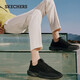斯凱奇（Skechers）男鞋夏季透氣百搭休閑鞋一腳蹬減震運動網(wǎng)面鞋210281 全黑色/65867-BBK 42
