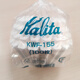 卡麗塔（Kalita） 日本kalita卡麗塔蛋糕濾杯咖啡濾杯咖啡壺套裝器具過(guò)濾杯滴漏式 155型專(zhuān)用濾紙 100片