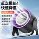 OIRIE無(wú)葉循環(huán)充電小風(fēng)扇夾扇搖頭桌面風(fēng)扇臺扇辦公室學(xué)生宿舍小型電風(fēng)扇空調伴侶25年新款超長(cháng)續航輕音 太空黑/充插兩用+風(fēng)大輕音+百檔調節