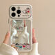 鹿途者 DEERWALK鏤空鏡面蠟筆小新iPhone16手機(jī)殼適用蘋果15/14promax自帶鏡頭膜12軟殼13pro可愛卡通新款全包防摔 鏤空鏡面-蠟筆小新 iPhone 16 Pro Max