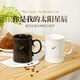 大英博物館馬克杯安德森貓蓮花紋飲水杯送男女送閨蜜生日禮物 安德森貓情侶馬克杯(黑白款) 450ml 2只