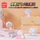 名創優品（MINISO）chiikawa系列櫻花季光柵吧唧亞克力立牌玩具擺件金屬冰箱貼禮物 光柵吧唧亞克力立牌Momonga