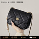 CinvaiKrose輕奢侈包包女包斜挎包2026品牌新款單肩包女款通勤鏈條小方包 黑色-CK女包