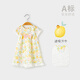 微獅牧尼女童連衣裙夏季薄款短袖洋氣小清新小女孩公主裙寶寶夏裝裙子
