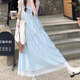 沂歆連衣裙夏天女2026年新款裙子女裝海邊沙灘吊帶裙長(cháng)裙高級感小個(gè)子 藍色條紋麻繩吊帶長(cháng)裙 M 【建議90-105斤】