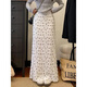 斤慕復古碎花半身裙子女百搭時(shí)尚高腰蕾絲顯瘦包臀中長(cháng)款2026秋季新款 碎花半身長(cháng)裙 M