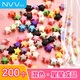 NVV星星折紙幸運(yùn)星成品DIY手工彩紙折星星  糖果混色幸運(yùn)星星成品200顆BQ-H200混