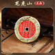 龍虎山發(fā)貨山鬼花錢(qián)吊墜道家真品護身古錢(qián)幣項鏈朱砂八卦銅錢(qián)飾品 祝?？?朱砂天機龍門(mén) 4.5cm 純銅