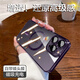 熱火適用蘋(píng)果14ProMax手機殼 iPhone 14ProMax保護套 電鍍磁吸防摔升級鏡頭全包男女同款透明殼-暗夜紫
