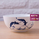 煜乾碗湯碗米飯碗泡面碗7英寸家用陶瓷景德鎮骨瓷大號蝴蝶蘭青花瓷 5英寸米飯碗 口徑13厘米