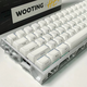 XVX水晶果凍 鍵帽魔浪系列二色成型PC水晶側(cè)刻113鍵OEM高度鍵帽 水晶白色【113顆】