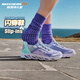 Skechers斯凱奇閃穿鞋女童春秋懶人一腳蹬休閑鞋時(shí)尚輕便運動(dòng)鞋319055L