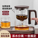 神雕（SHEN DIAO）加厚全玻璃壺飄逸杯泡茶器茶水分離玻璃內(nèi)膽過濾沖茶器保溫茶具 小蠻腰飄逸杯 520ml