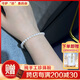 鐘生生天然淡水珍珠手鏈送媽媽銀手環(huán)情人節(jié)長輩婆婆生日禮物實用 小米珍珠手鏈4.5mm【925銀】