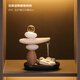 ZOCI玄關(guān)擺件高級感歐式入戶(hù)門(mén)轉鑰匙收納玄關(guān)擺件入戶(hù)門(mén)口鞋柜客廳 磁吸石來(lái)運轉鑰匙收納擺件