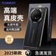 特雷索 華為Mate70Rs非凡大師手機殼新款高檔皮質(zhì)電鍍邊框防指紋保護套鏡頭全包防摔簡(jiǎn)約輕奢商務(wù)男女款 【優(yōu)雅黑】高檔皮質(zhì)*全包防摔 華為Mate70 RS非凡大師