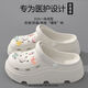 ECAC德國手術(shù)室洞洞鞋女款夏季2025新款醫(yī)護防滑防臭包頭涼拖鞋女 白色【雪糕兔兔】防臭/防滑軟底 37-38 【正碼】