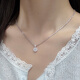 周大生吊墜S925銀合成鋯石璀璨星河項鏈女小眾首飾輕奢送女友生日禮物 璀璨星河項鏈