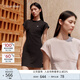 Calvin KleinJeans【防曬涼感】25春夏女士ck戶外休閑針織短袖連衣裙47AB010
