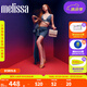 梅麗莎Melissa梅麗莎Sophie 芭蕾鞋女士蝴蝶結(jié)果凍單鞋35701 米色 AS765 37