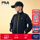 FILA斐樂(lè )兒童棉服2025年冬季新款大小童運動(dòng)外套男童女童校服神器 RD寶藍-NV 150
