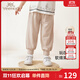 英氏（YEEHOO）童裝兒童褲子男童女童防蚊褲春夏季束腳褲長(cháng)褲大童親子裝