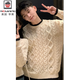 AEMAPE情侶裝秋冬2025新款ins超火毛衣男女韓版寬松法式針織衫外套潮牌 男款 XL （建議125-140斤）