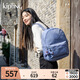 Kipling【開學(xué)季】女款25春夏新款大容量雙肩包輕便學(xué)生書包|BOUREE 藍(lán)灰色