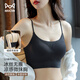 貓人（MiiOW）女士內(nèi)衣女生無痕內(nèi)衣文胸女夏季薄款涼感透氣小吊帶背心式胸罩女