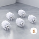 虎先森馬桶刷刷頭廁所刷子家用毛刷替換頭通用可換衛生間無(wú)死角清潔頭子