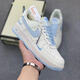 CLENIKEEDAIR NIKE純原爆款AF1空軍一號白黑金小金鉤男女情侶ins小白鞋休閑 天空藍空軍（純原品質(zhì)摩擦有聲） 40