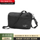 始祖鳥（ARC'TERYX）25年新版 始祖鳥 Heliad 6L 運(yùn)動(dòng)休閑拉鏈開合 尼龍 單肩斜挎包 黑色