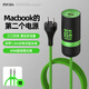 黑魚(yú)電力蘑菇2號(hào) 65W筆記本充電器 多功能快充插頭筆記本/手機(jī)/平板充電器多口輸出綠色