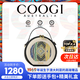 COOGI包包女包輕奢品牌單肩斜挎包七夕情人節生日禮物送女友老婆小圓包 黑色