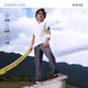 愛(ài)慕兒童（AIMER KIDS）涼感防曬A類(lèi)高彈運動(dòng)長(cháng)褲子男女童闊腿褲 收口長(cháng)褲-暗夜灰 130