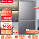 韓電冰箱十字四開門雙開門冰箱超薄家用輕音低噪一級(jí)能效360°循環(huán)制冷大容量對開多門電冰箱 【54cm超薄三溫區(qū)】418升一級(jí)能效鈦銀灰