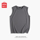 名創(chuàng)優(yōu)品（MINISO）背心男夏季新款冰絲透氣網(wǎng)眼坎肩戶外運(yùn)動(dòng)防紫外線汗衫 深灰 XL