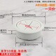 山頭林村米字辦公桌穿線(xiàn)盒電腦桌線(xiàn)圈遮丑蓋穿線(xiàn)孔蓋板桌面裝飾塑料封口圈 米字50線(xiàn)盒灰白色（4個(gè)裝）