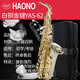 天鵝（SWAN）HaoNo豪諾中音薩克斯風管樂器YAS-62降E調初學考級演奏 YAS-62白銅原裝包款