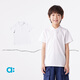 幼嵐（ALLBLU）allblu幼嵐【珠地校服POLO衫】?jì)和疶恤男童女童25春季新襯衫涼感 亮白色（男款短袖） 160 cm