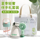 仟禮源夏季伴手禮實用小禮品定制團(tuán)建入職活動送客戶員工紀(jì)念品畢業(yè)禮物 綠色【1】大肚杯+風(fēng)扇+遮陽帽