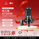 鐵三角（Audio-technica） AT2035 AT2020 電容麥克風(fēng)話筒大震膜電腦聲卡直播錄音主播專用 AT2035